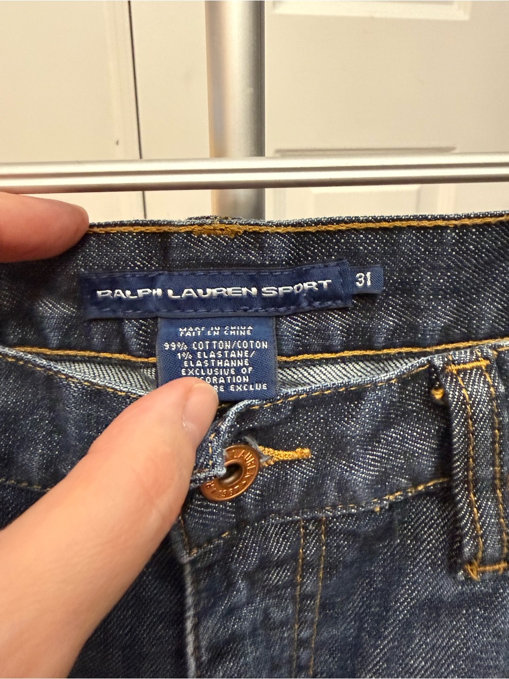 Ralph Lauren Women's Straight Leg Jeans in Dark Indigo - Picture 3 of 5